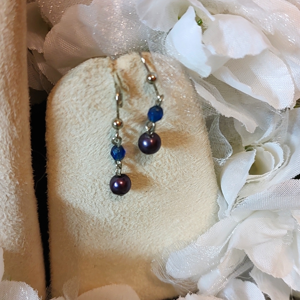 🎉 Free with bundle🎉 Blue Bead Danglers